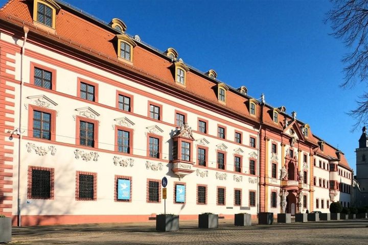 Außenansicht Gebäuder der Thüringer Staatskanzlei Erfurt